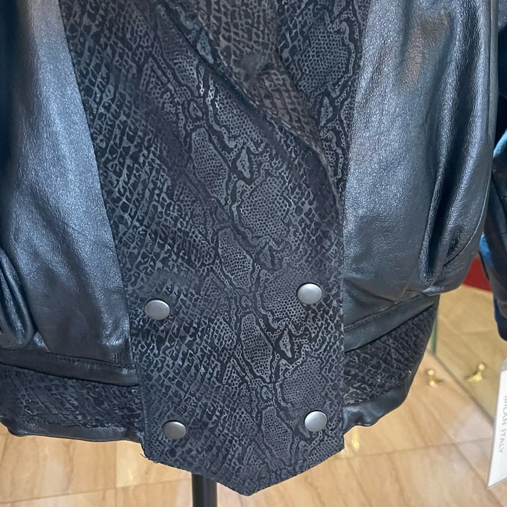 VINTAGE 80’s LA VITA BOMBER JACKET - Picture 3 of 14